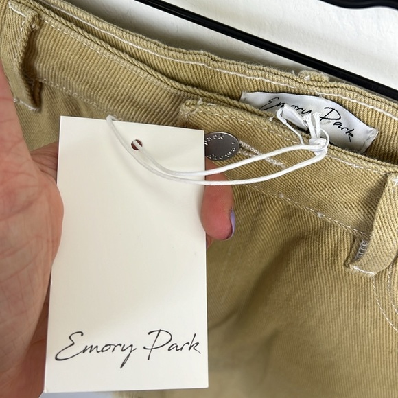 Emory Park Khaki Denim Skirt - Picture 3 of 4